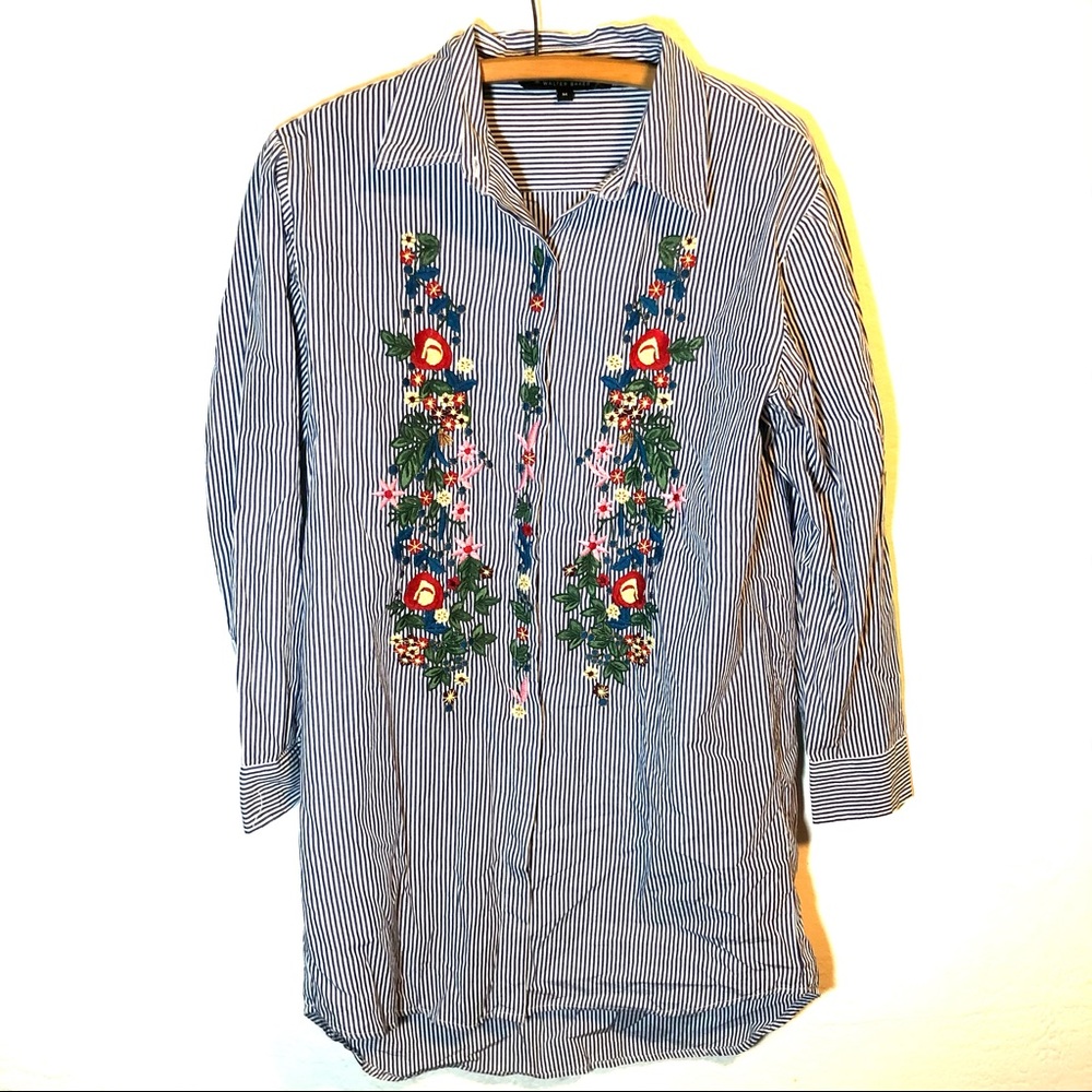 Walter Baker floral embroidered tunic